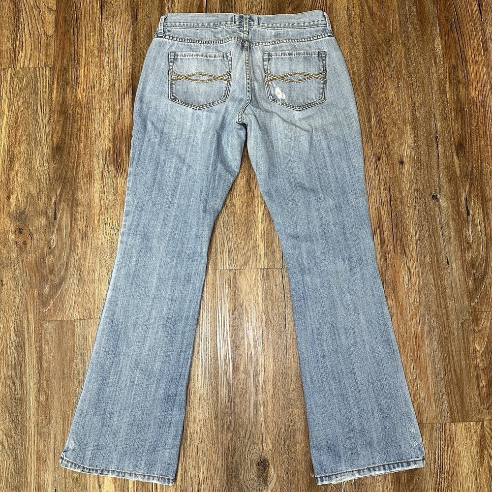 Abercrombie & Fitch Women's 8 Bootcut Light Wash Blue Jeans Y2K Vintage 90s - Picture 4 of 8